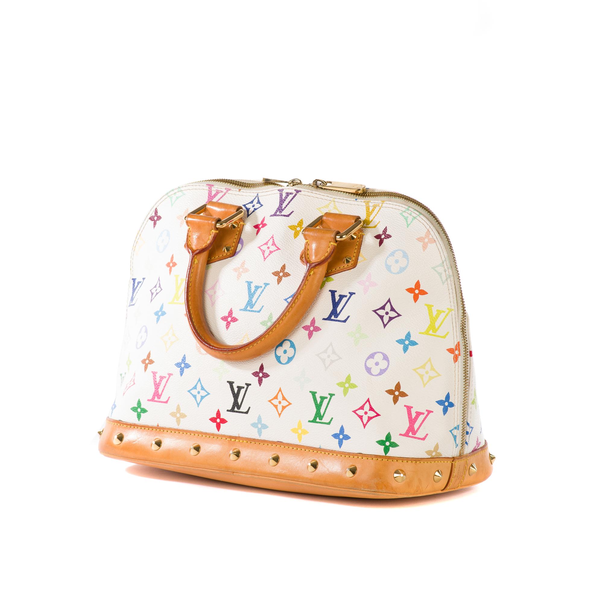 white multicolor louis vuitton