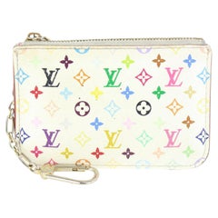 2003 Louis Vuitton Logo Monogram Multicolor Pochette Wallet – Mon