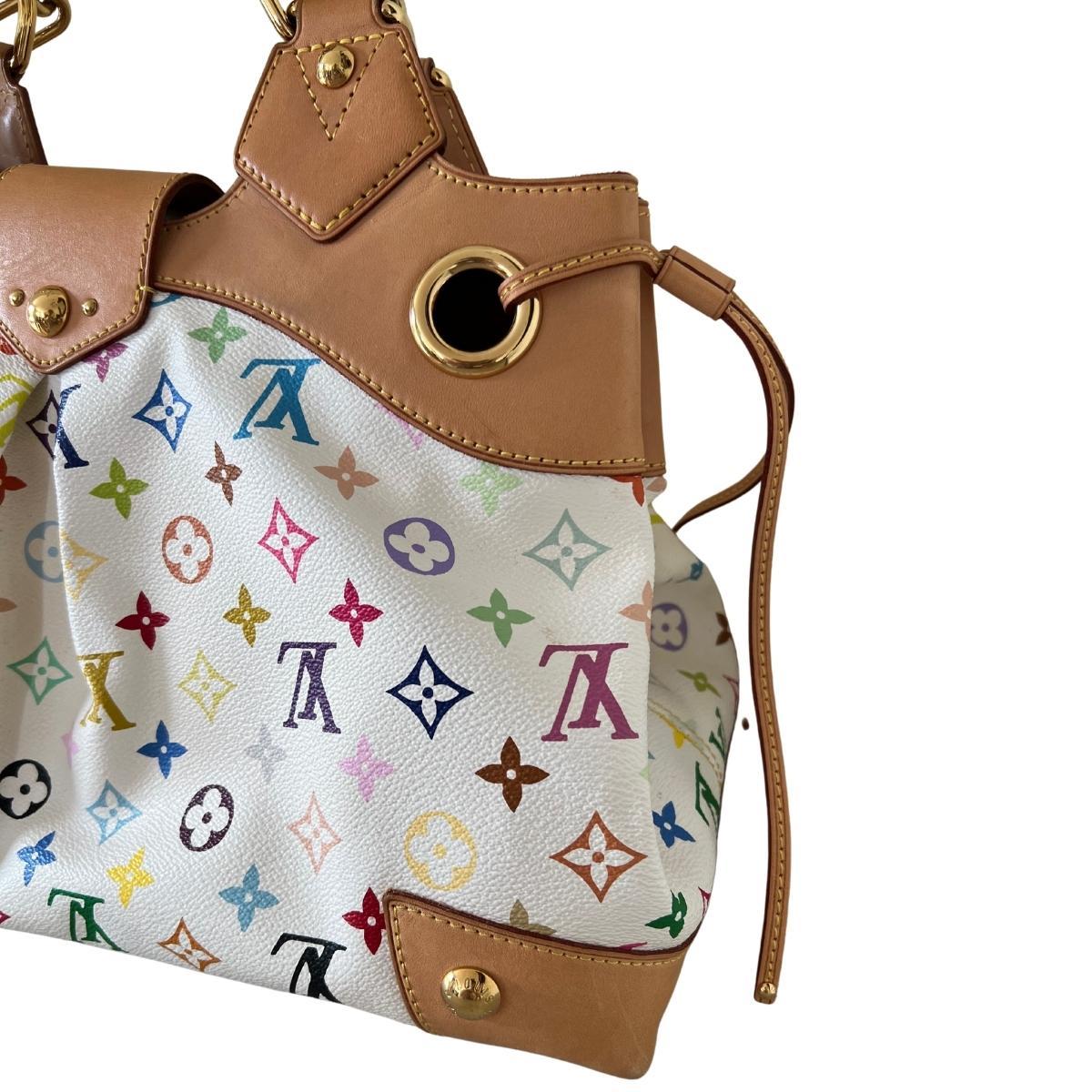Louis Vuitton White Multicolor Ursula For Sale 6