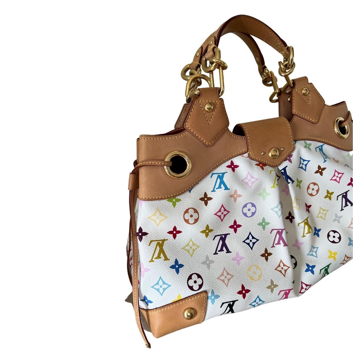 Louis Vuitton White Multicolor Ursula For Sale 7