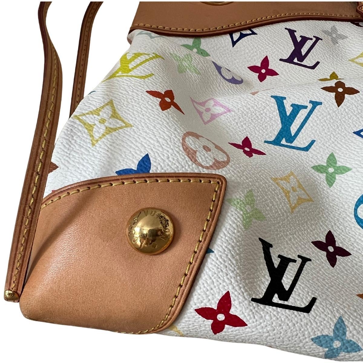 Louis Vuitton White Multicolor Ursula In Excellent Condition For Sale In Brossard, QC
