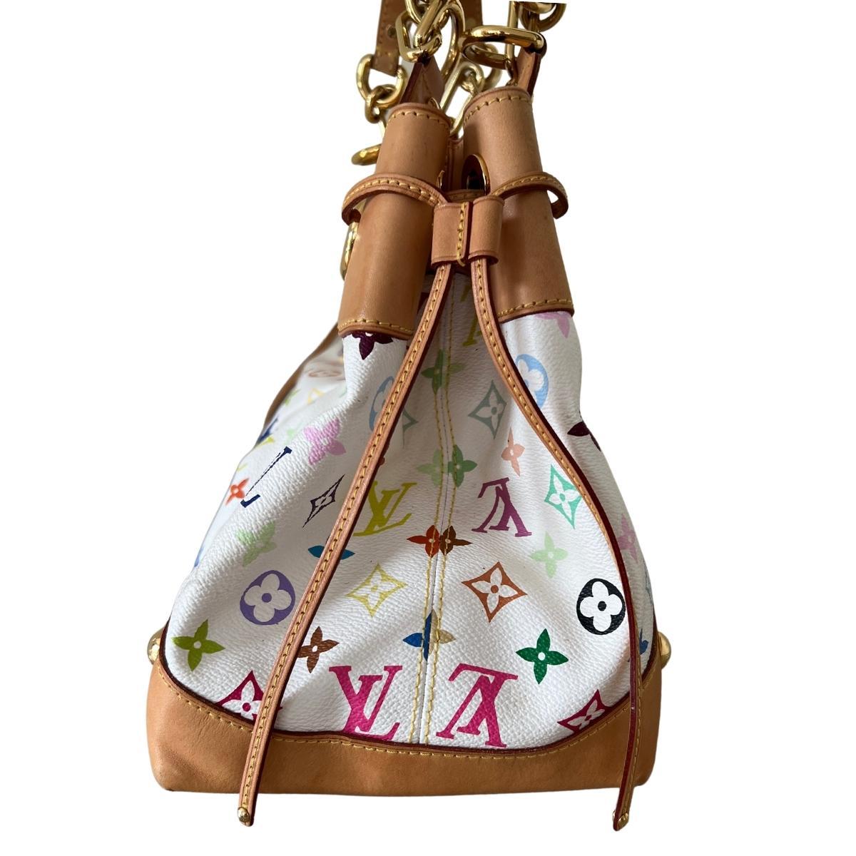 Louis Vuitton White Multicolor Ursula For Sale 4
