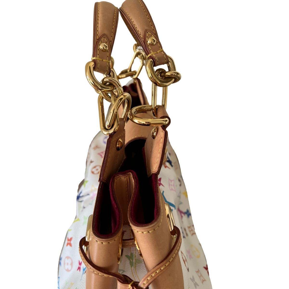 Louis Vuitton White Multicolor Ursula For Sale 5