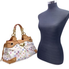 Louis Vuitton White Multicolore Canvas Murakami Ursula Bag M40123