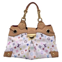 Louis Vuitton White Multicolore Canvas Murakami Ursula Bag M40123