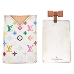 Louis Vuitton White Multicolore Monogram Canvas Etui Miroir Mirror Case