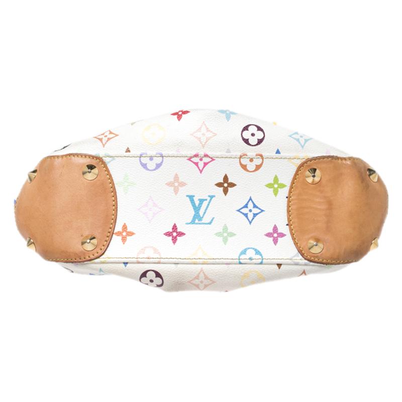 Louis Vuitton White Multicolore Monogram Canvas Judy PM Bag 5