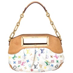 Louis Vuitton White Multicolore Monogram Canvas Judy PM Bag