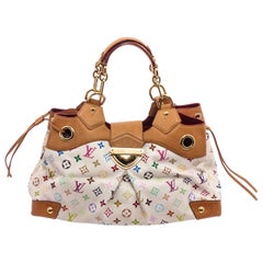 Louis Vuitton White Multicolore Monogram Ursula Bag