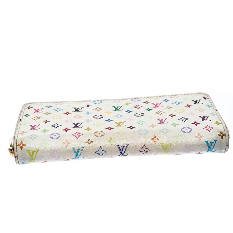 white lv wallet