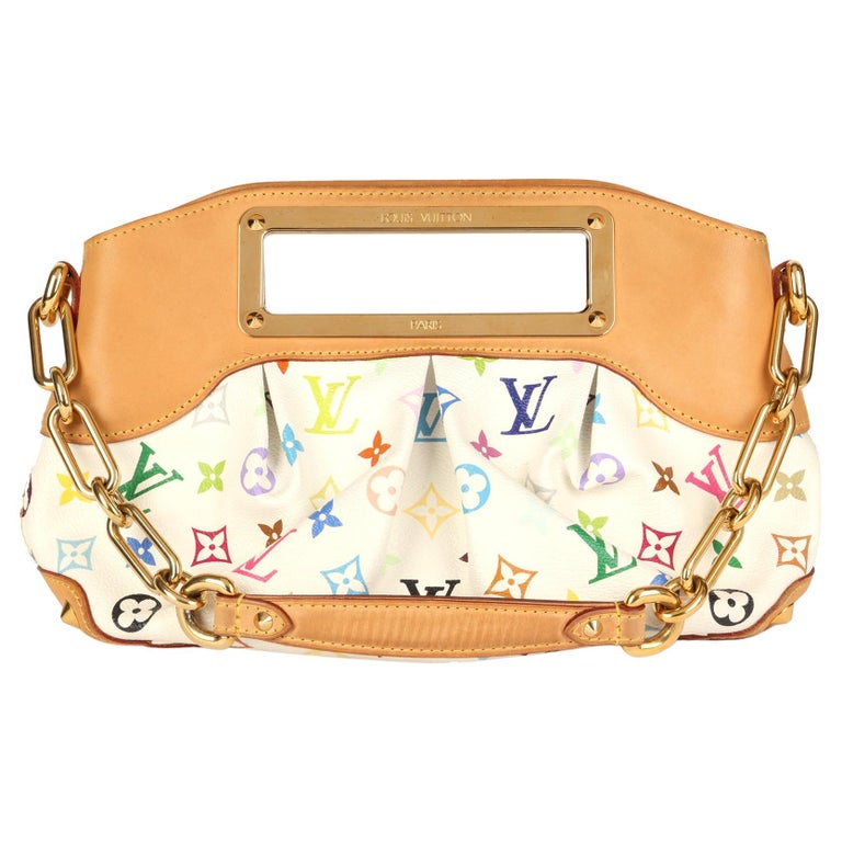 Vtg 2000s Louis Vuitton Takashi Murakami LV Monogram Rainbow Leather  Pochette Mini Shoulder Bag 