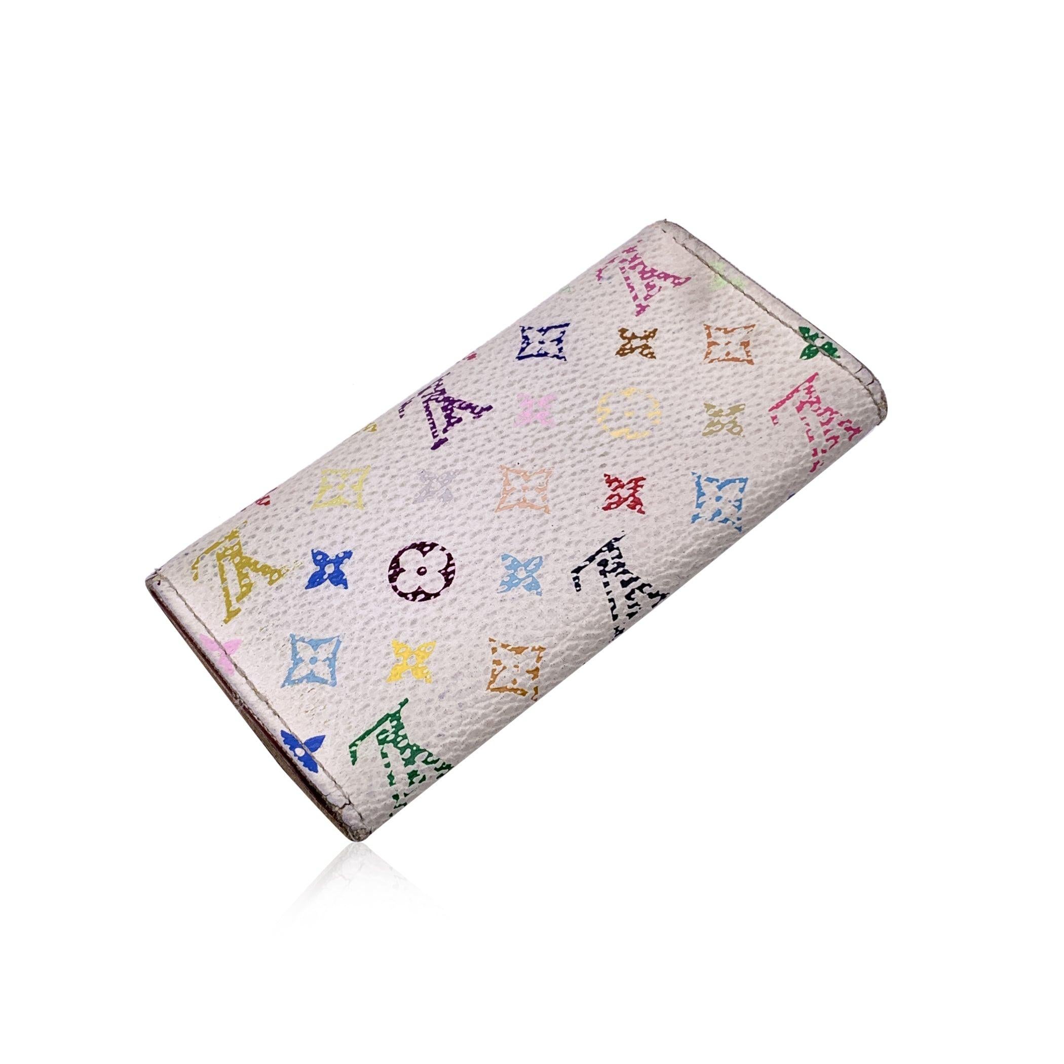 Gris Louis Vuitton White Murakami Multicolor Multicles 4 Key Case Holder