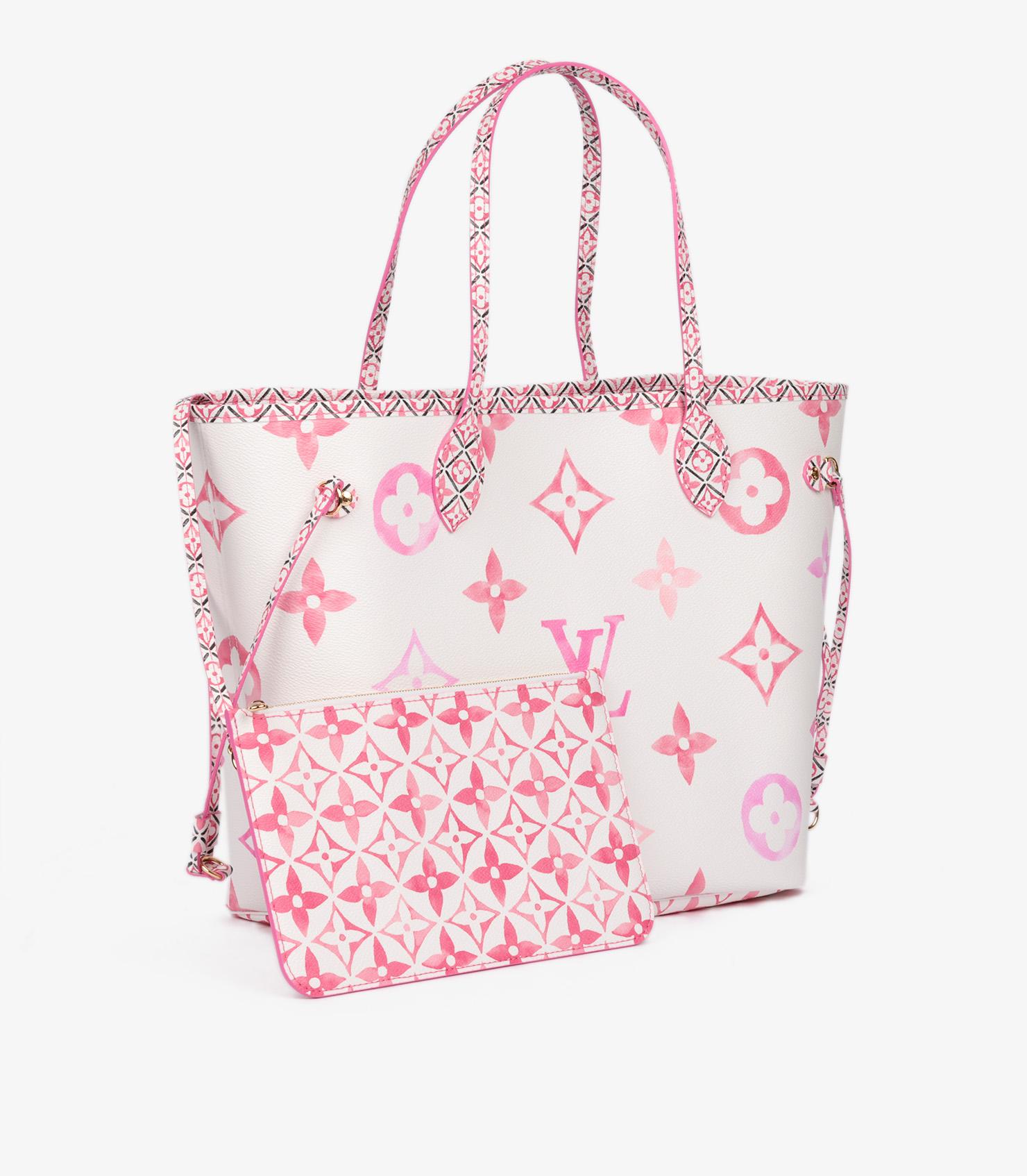 Louis Vuitton White & Pink Monogram Canvas By The Pool Neverfull MM

Brand- Louis Vuitton
Model- Neverfull MM
Product Type- Shopper, Shoulder, Tote
Accompanied By- Louis Vuitton Dust Bag, Box, Copy of Louis Vuitton Receipt
Colour- Pink
Hardware-