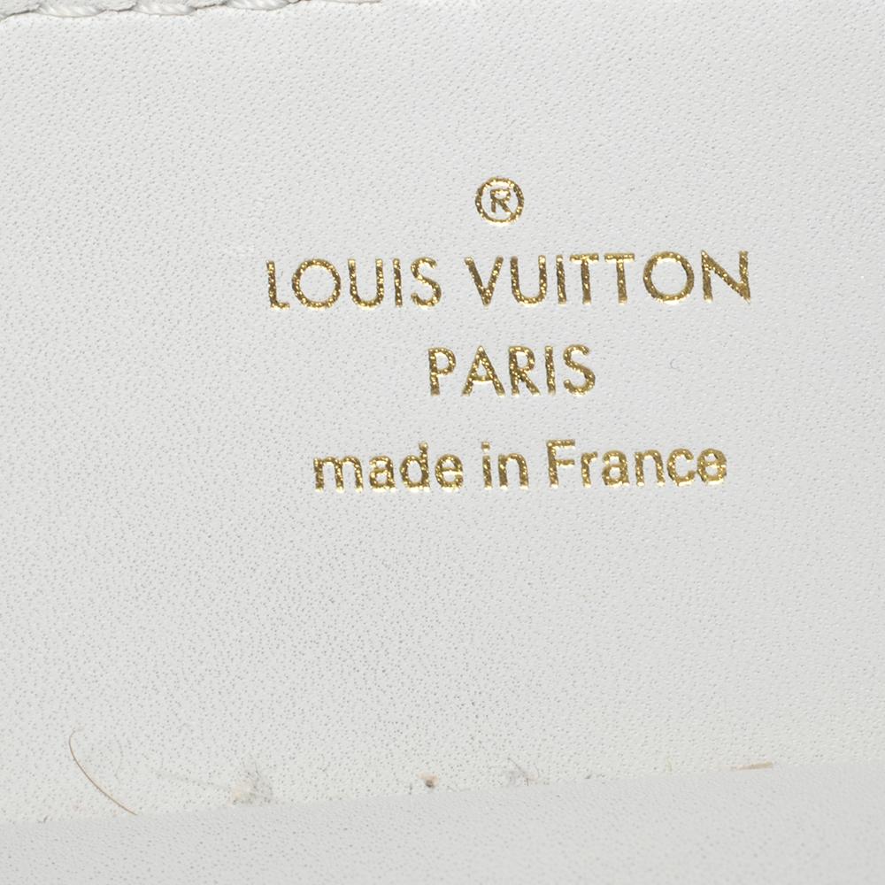Louis Vuitton White Quilted Leather New Wave Chain Bag 1