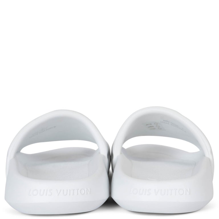 Men’s Louis Vuitton White Monogram Slides Louis Vuitton Men main image 4