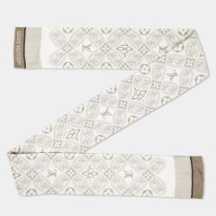 Louis Vuitton White Since 1854 Monogram Silk Bandeau