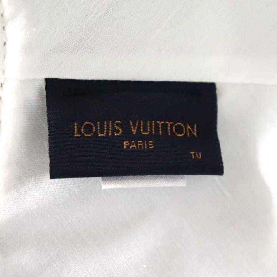 Louis Vuitton White Ss19 Virgil Abloh Leather Blanc Baseball Cap 870232 Hat For Sale 1