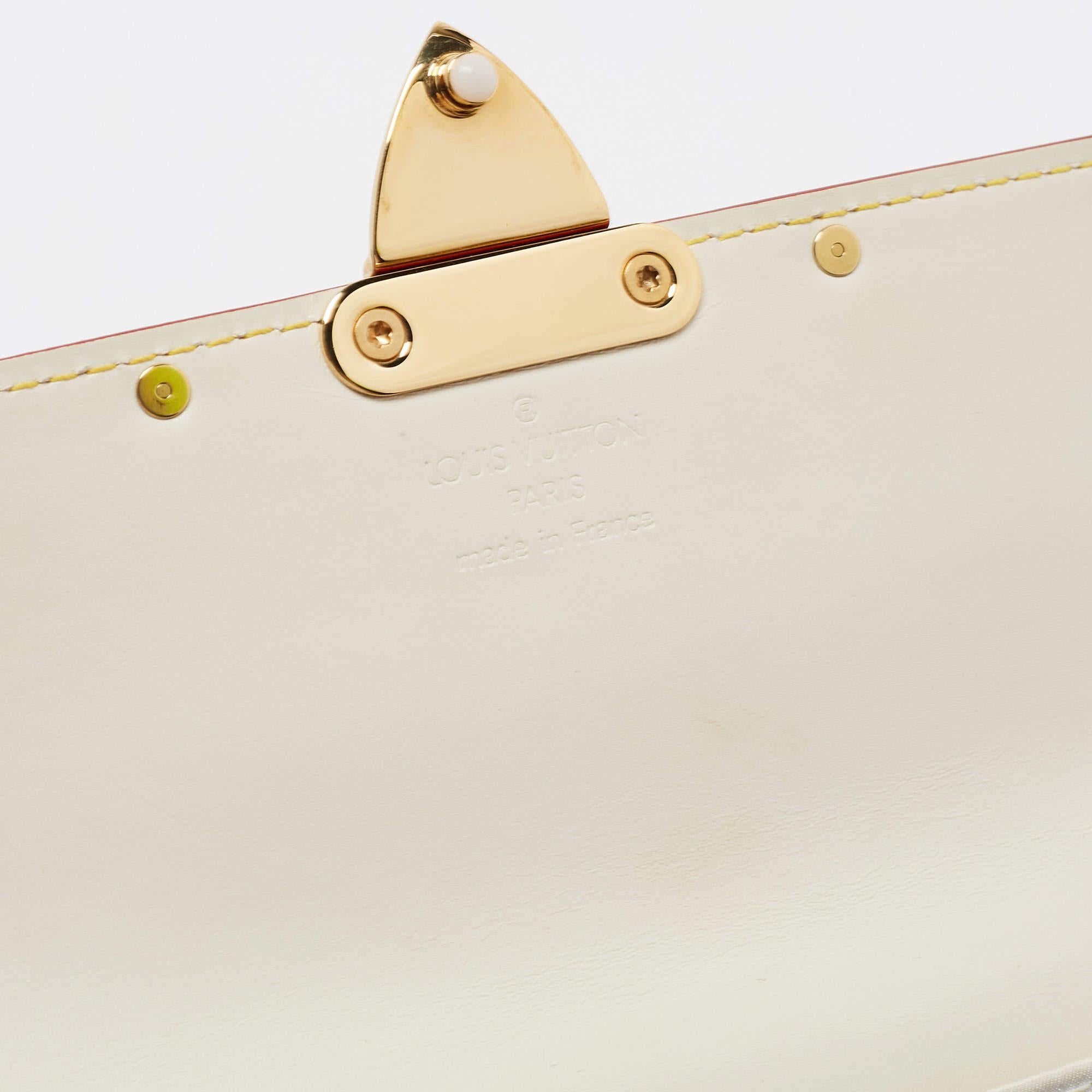 Louis Vuitton White Suhail Leather L'Aimable Bag 8