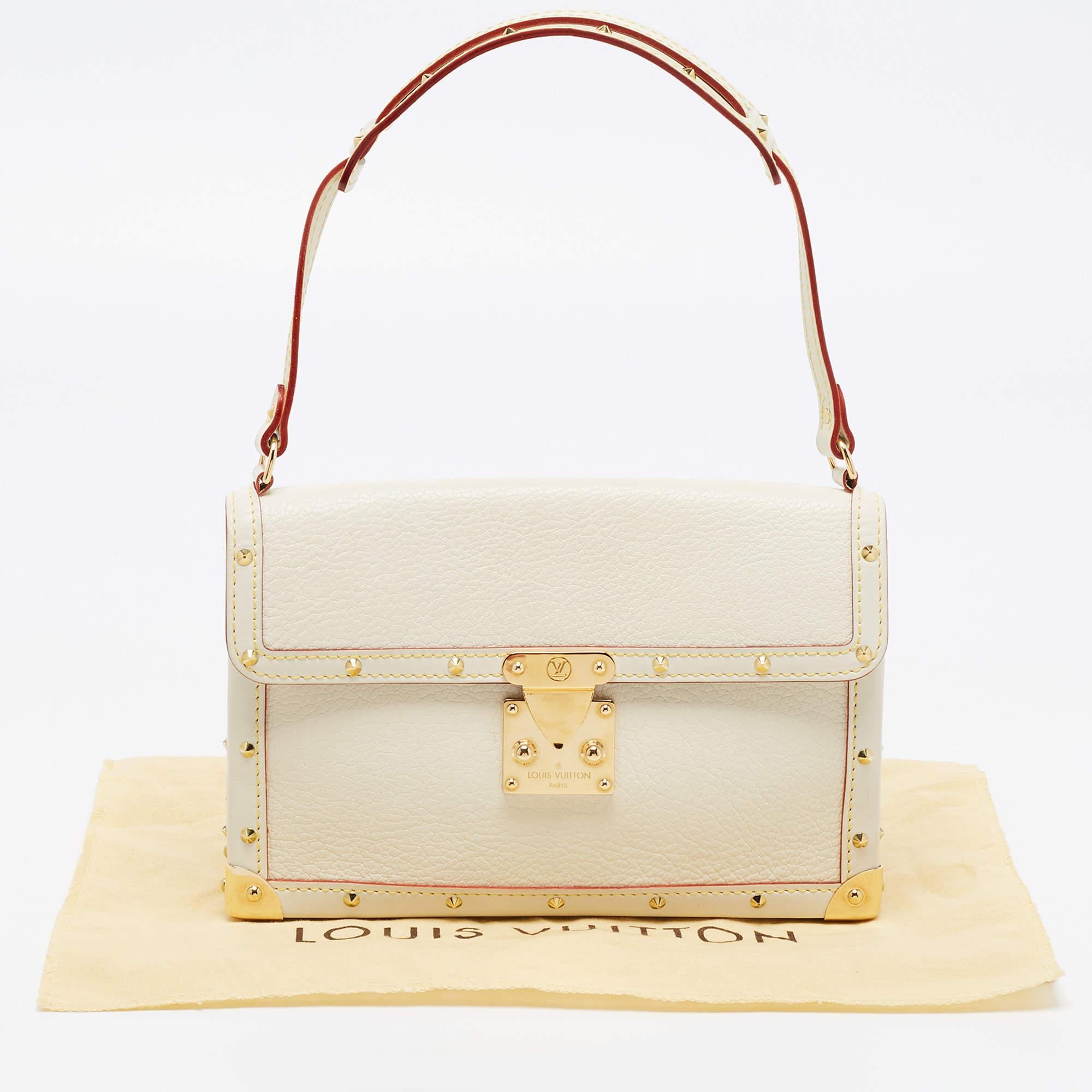 Louis Vuitton White Suhail Leather L'Aimable Bag 13