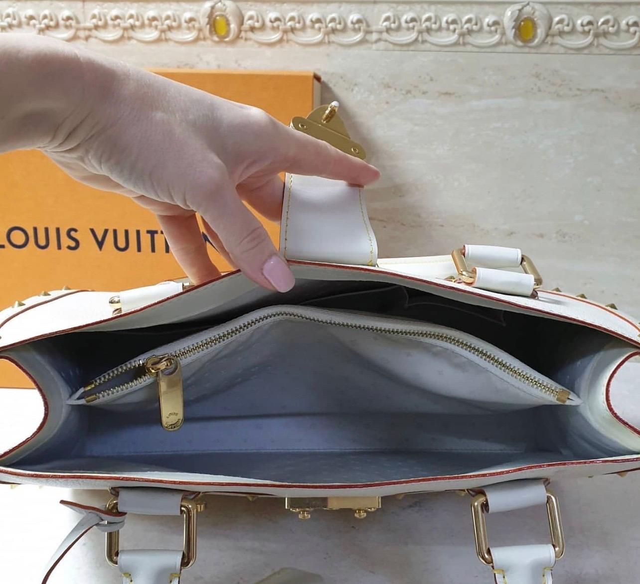 Louis Vuitton Weiß Suhali Le Fabuleux Tasche 2