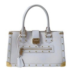Louis Vuitton White Suhali Le Fabuleux Bag