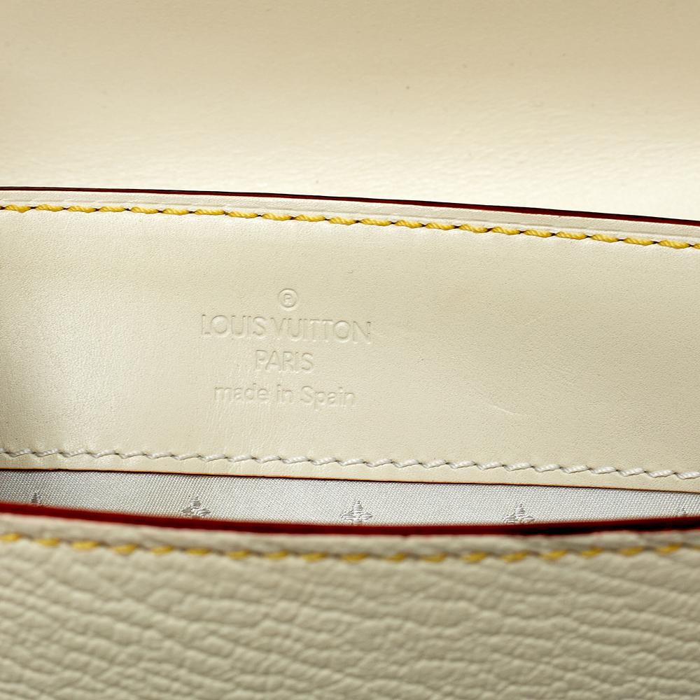 Louis Vuitton White Suhali Leather L’Aimable Bag 5