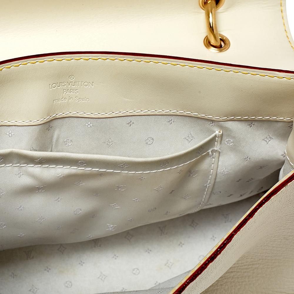 Louis Vuitton White Suhali Leather L’Aimable Bag 6