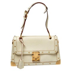 Louis Vuitton Weiß Suhali Leder L'Aimable Tasche