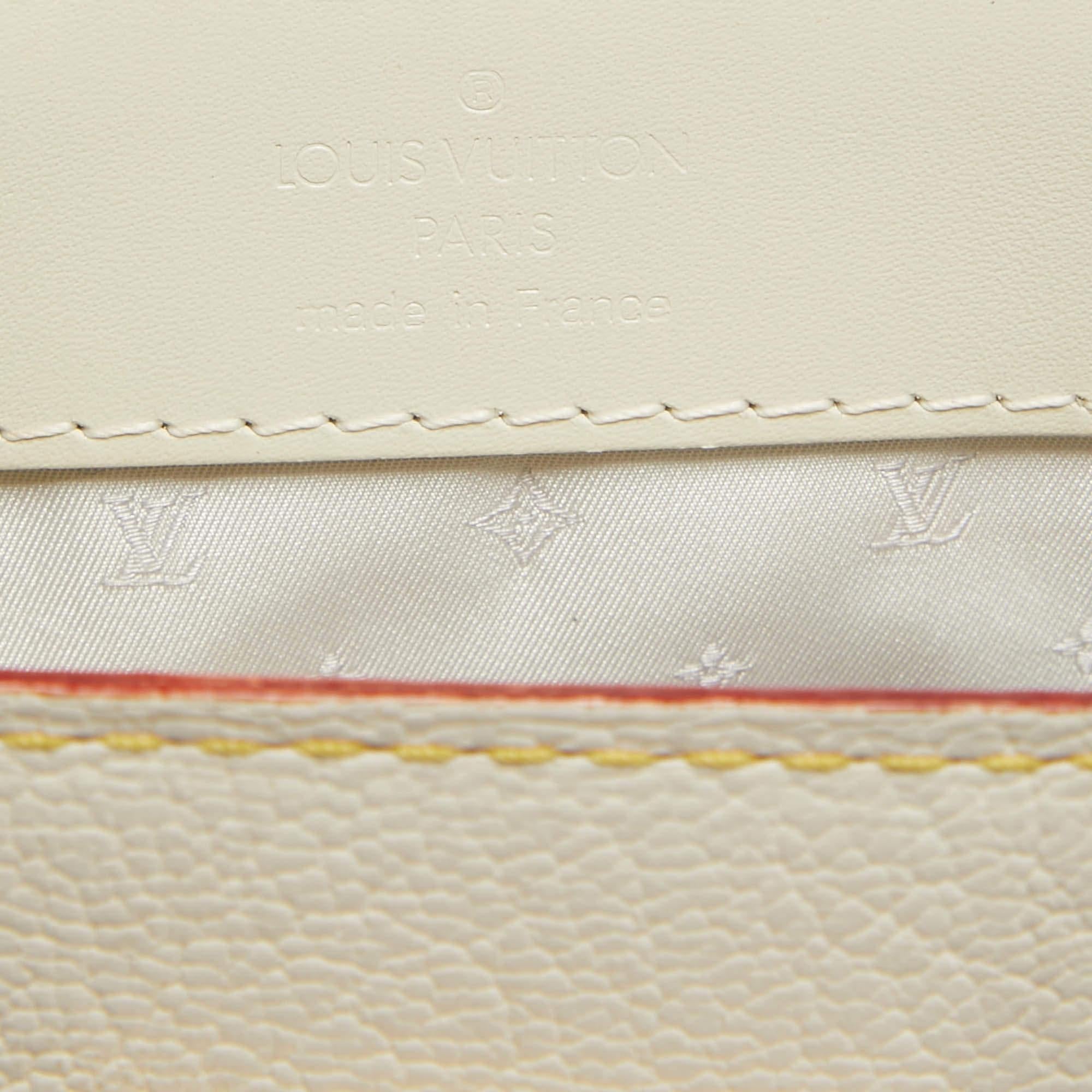 Louis Vuitton White Suhali Leather Le Fabuleux Bag 6
