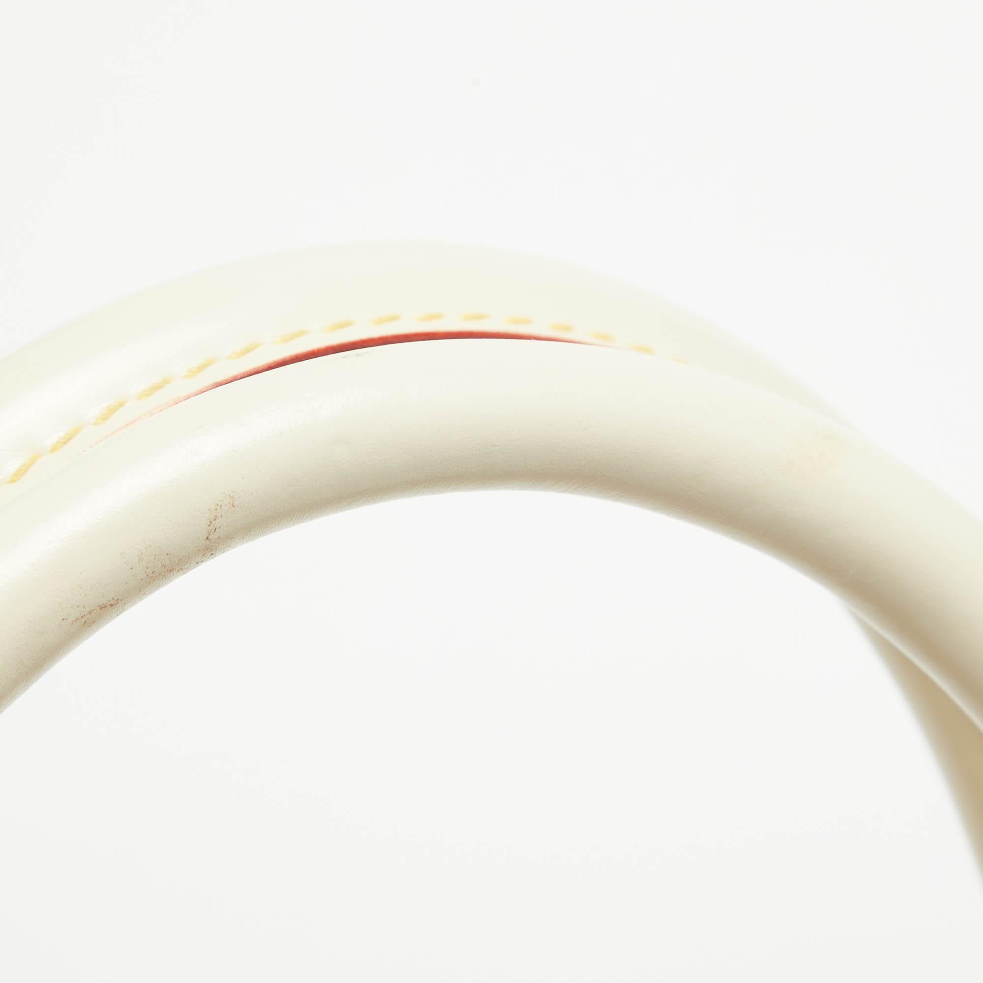 Louis Vuitton White Suhali Leather Le Fabuleux Bag 3