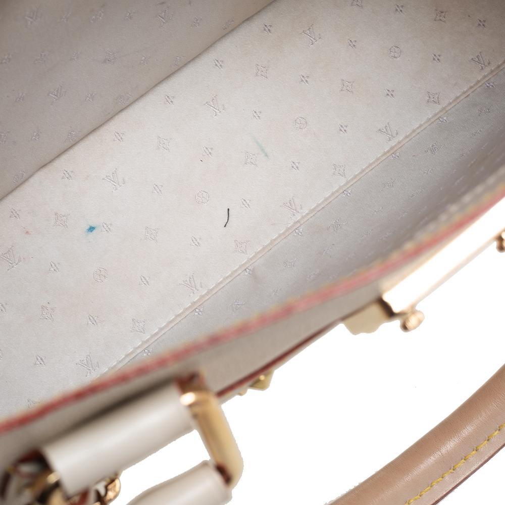Women's Louis Vuitton White Suhali Leather Le Fabuleux Bag