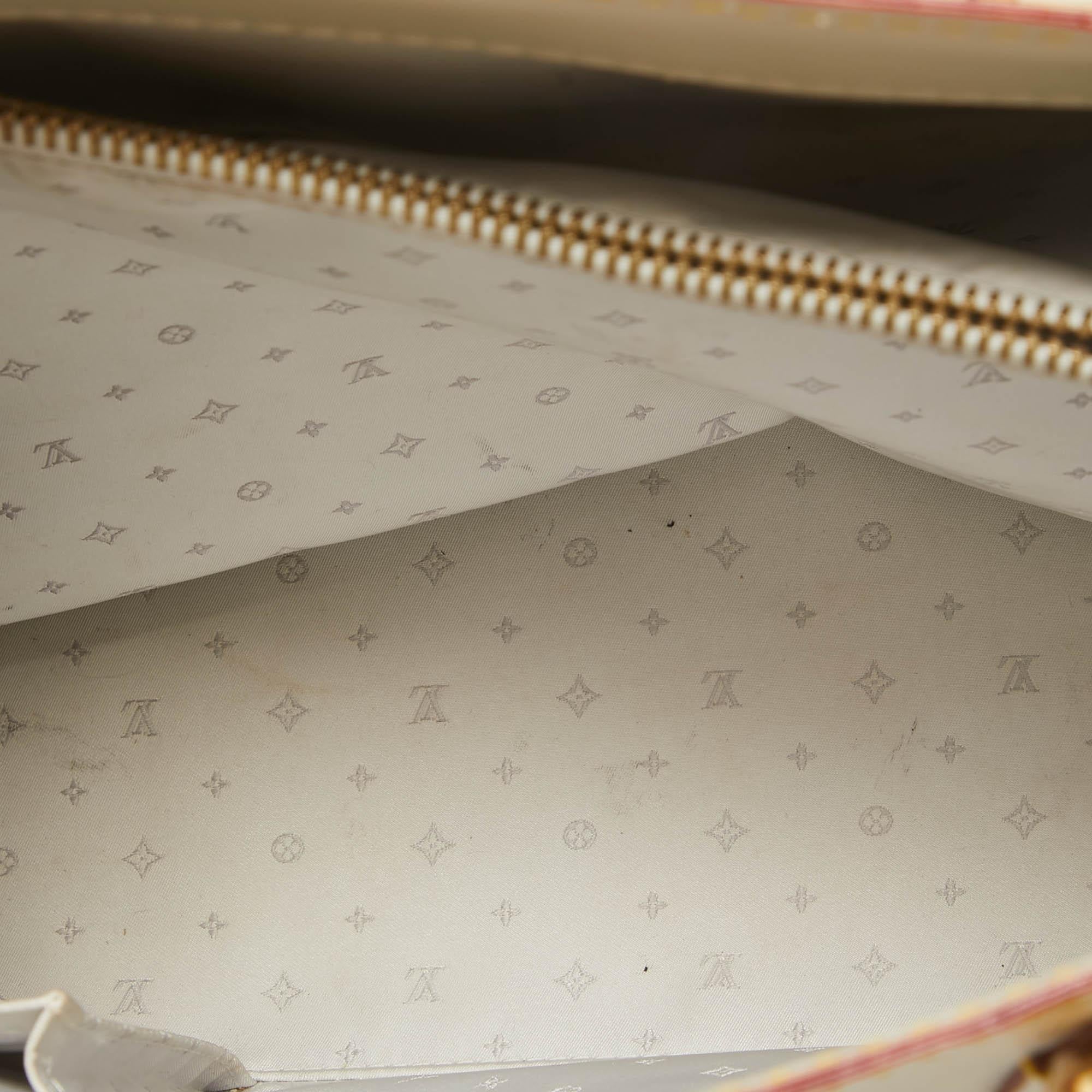 Louis Vuitton White Suhali Leather Le Fabuleux Bag 5