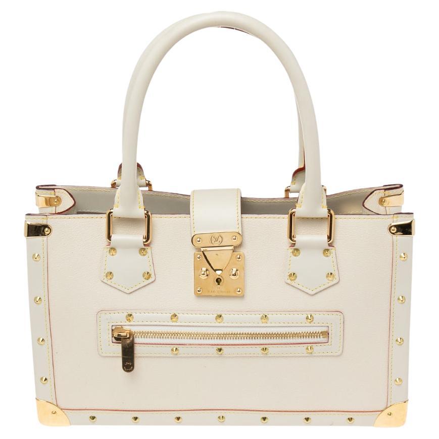 Louis Vuitton White Suhali Leather Le Fabuleux Bag