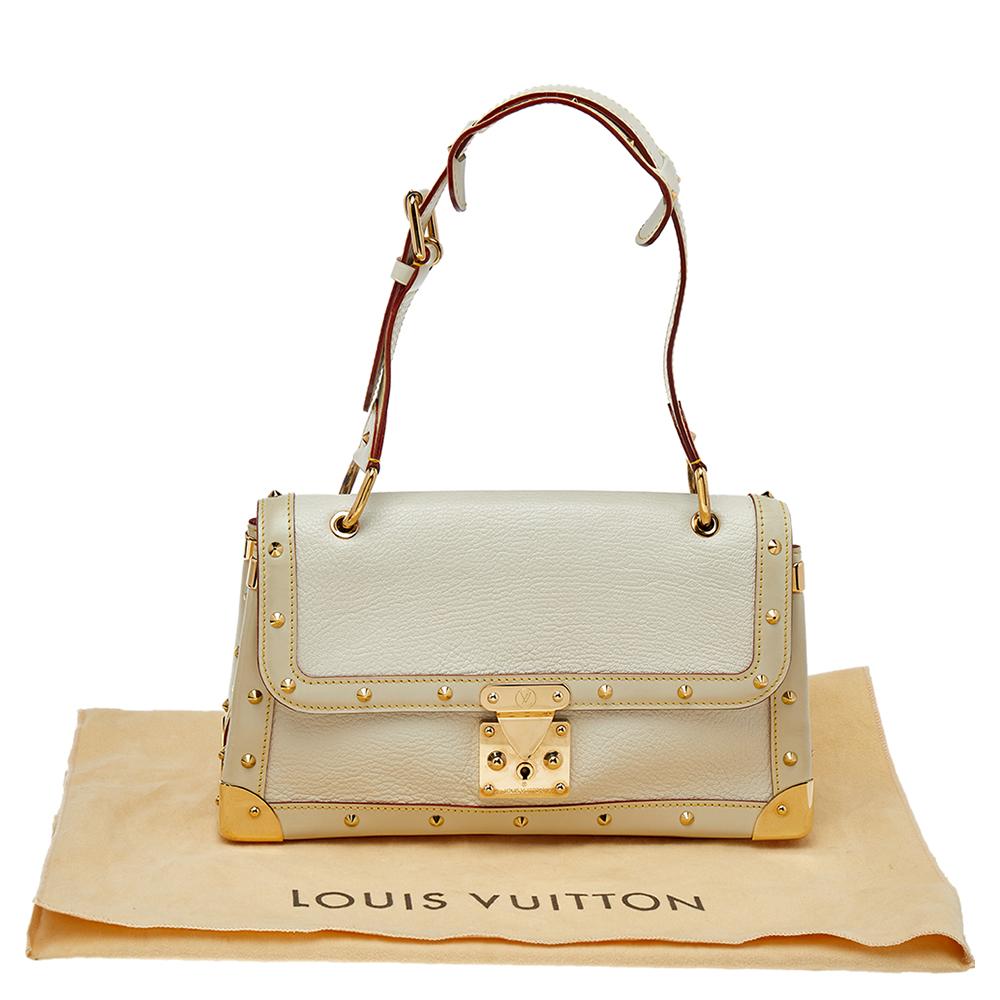 Louis Vuitton White Suhali Leather Le Talentueux Bag 6
