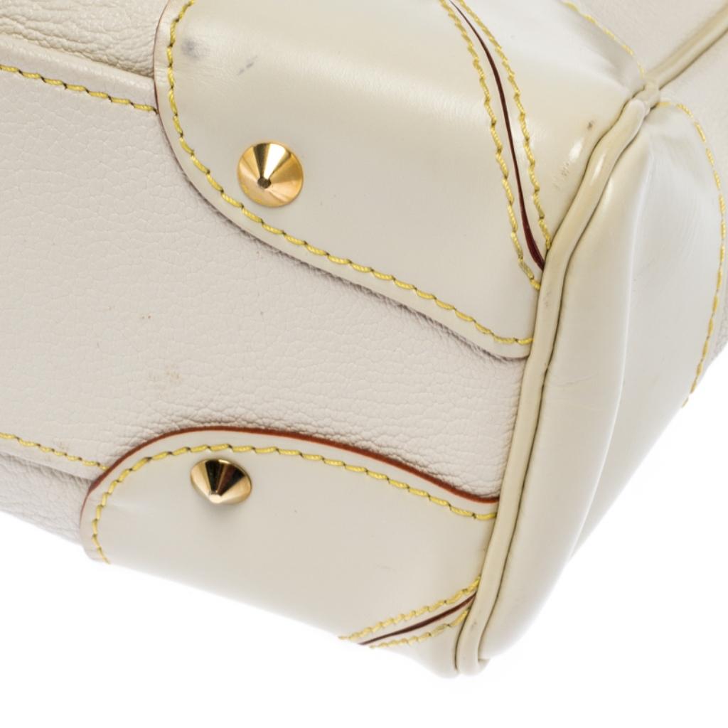 Louis Vuitton White Suhali Leather L'Essentiel PM Bag 2