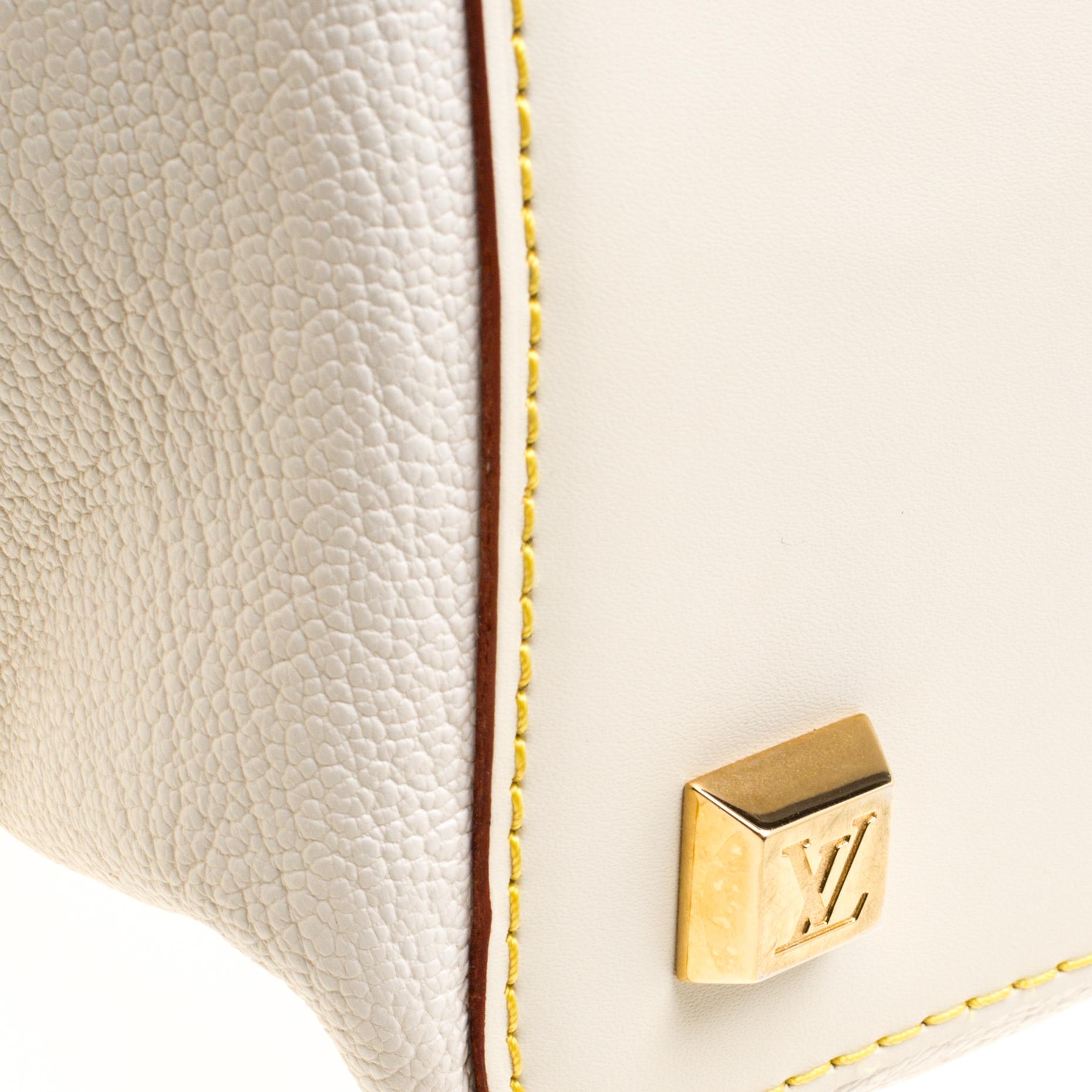 Louis Vuitton White Suhali Leather L'Ingenieux PM Bag 6