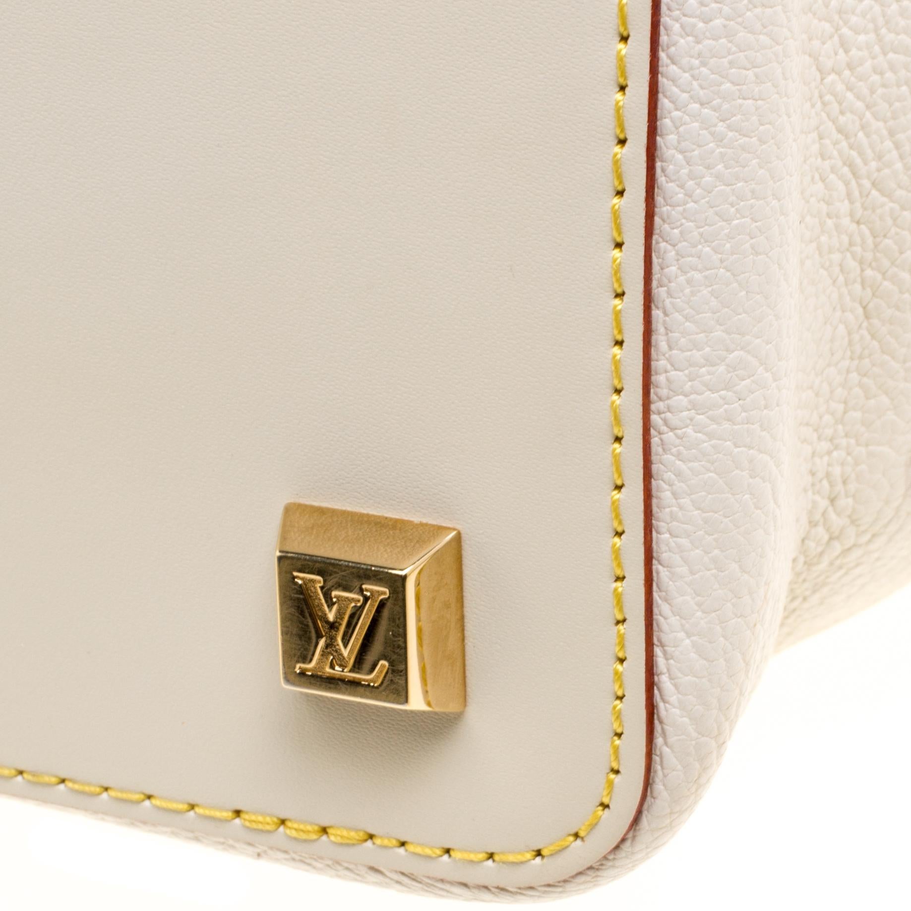 Louis Vuitton White Suhali Leather L'Ingenieux PM Bag 7