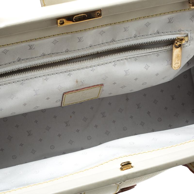 Louis Vuitton White Suhali Leather L'Ingenieux PM Bag 5