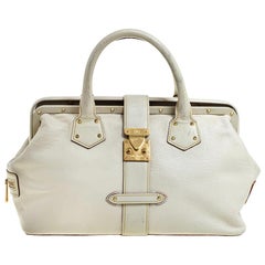 Louis Vuitton White Suhali Leather Lingenieux PM Bag