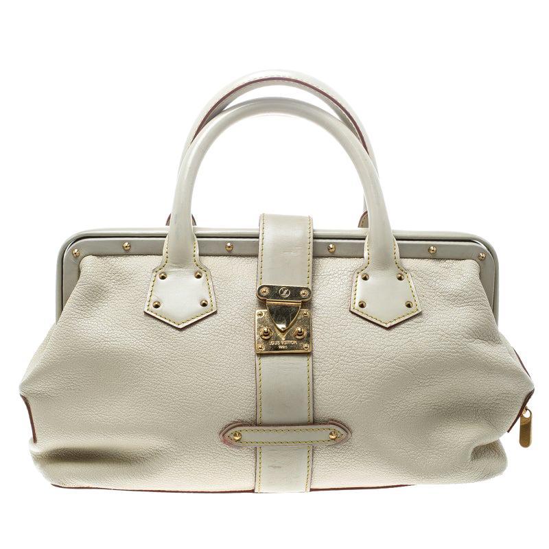 Louis Vuitton White Suhali Leather L'Ingenieux PM Bag