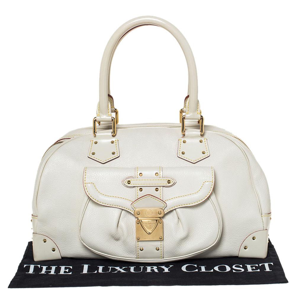 Louis Vuitton White Suhali Leather Suhali Le Superbe Bag 8