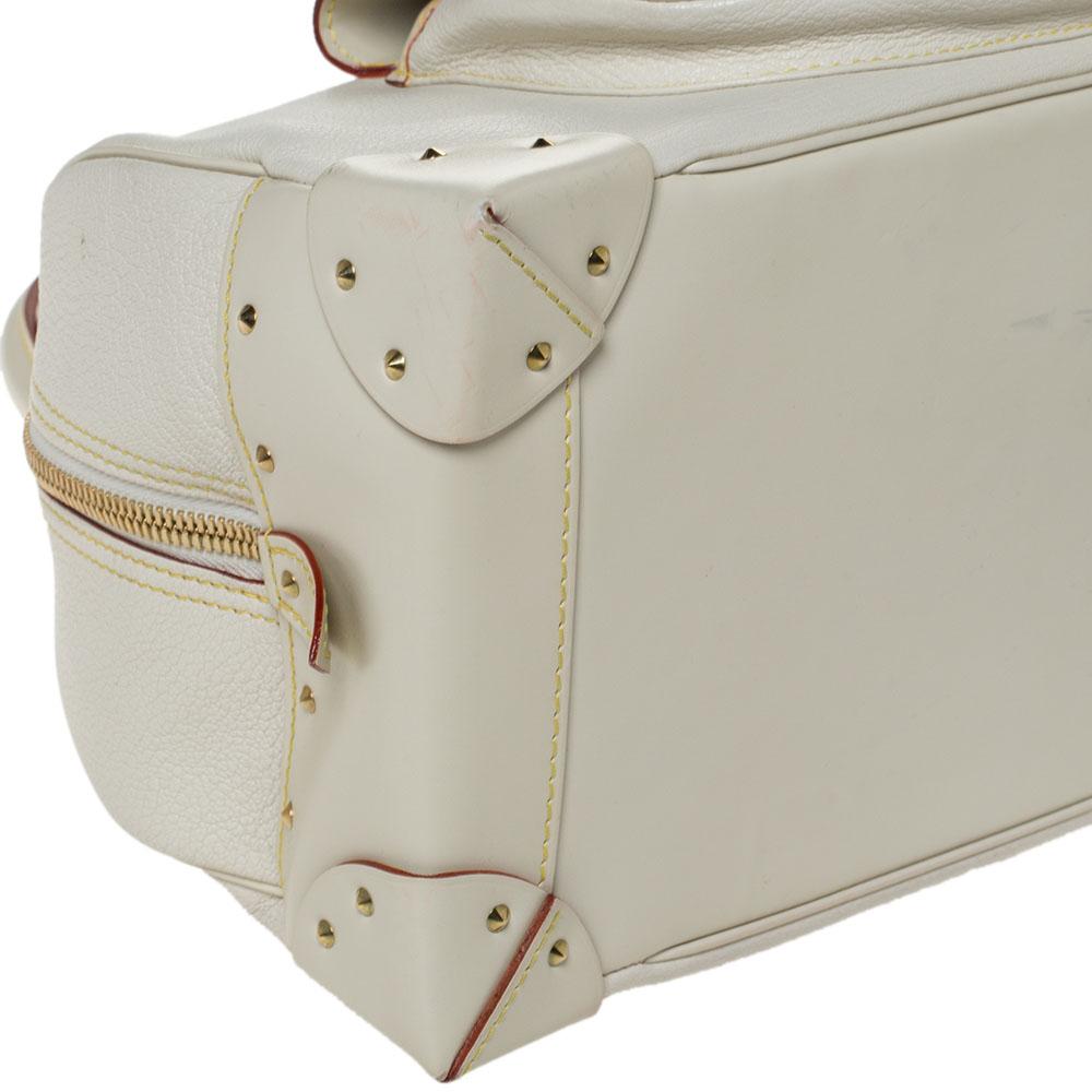Louis Vuitton White Suhali Leather Suhali Le Superbe Bag 3