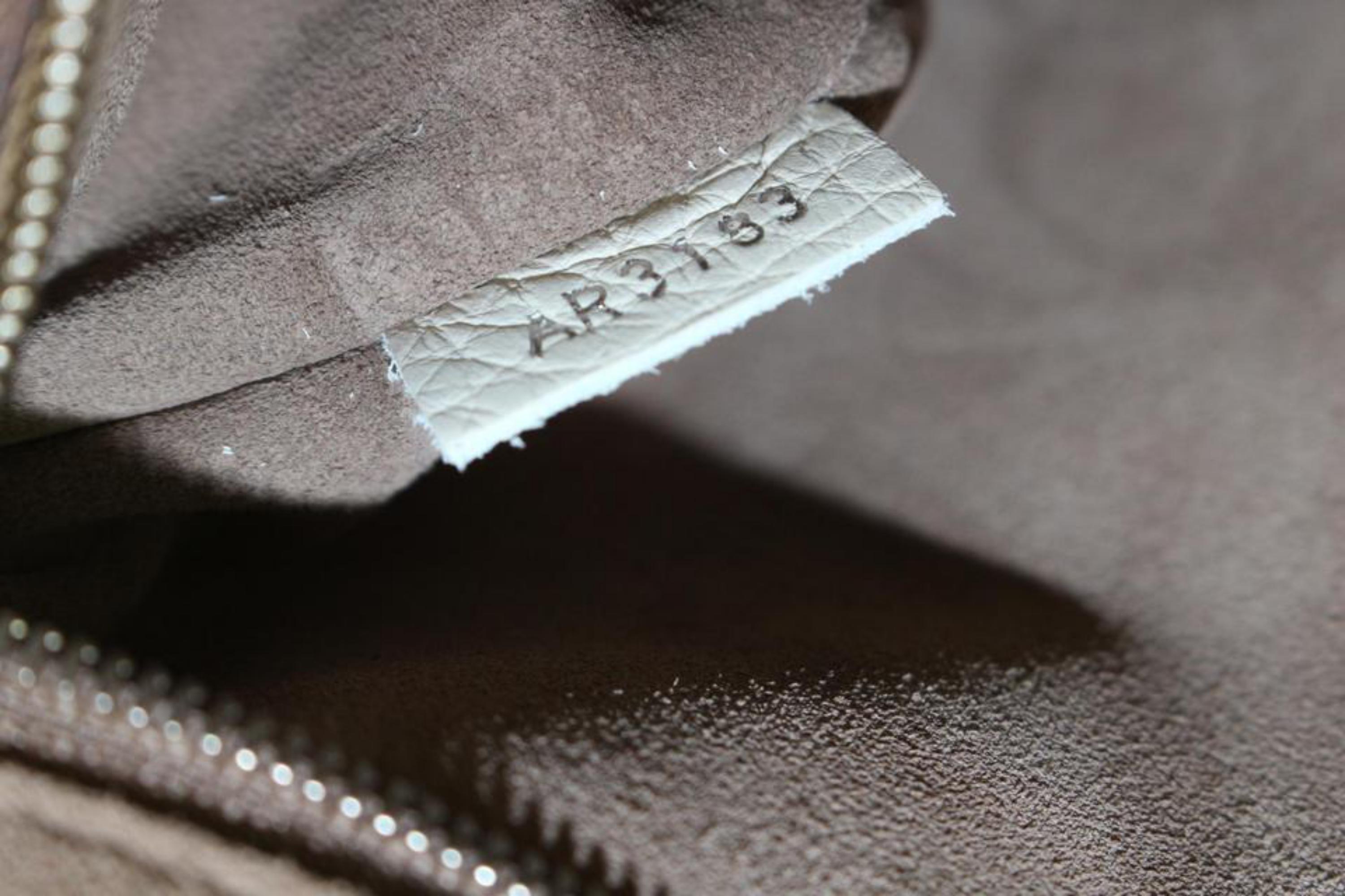 Women's Louis Vuitton White Taurillon Leather Parnassea Alma PPM 76llk322s For Sale