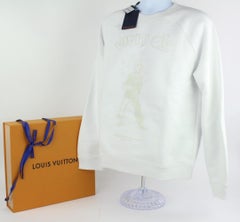 Louis Vuitton White (Ultra Rare) Ss19 Visit Oz Scarecrow Crewneck 6lz1023