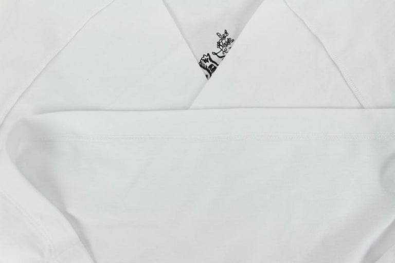 Louis Vuitton White (Ultra Rare) Virgil Abloh Wizard Oz Spiral Tee Shirt  7lz1023 For Sale at 1stDibs