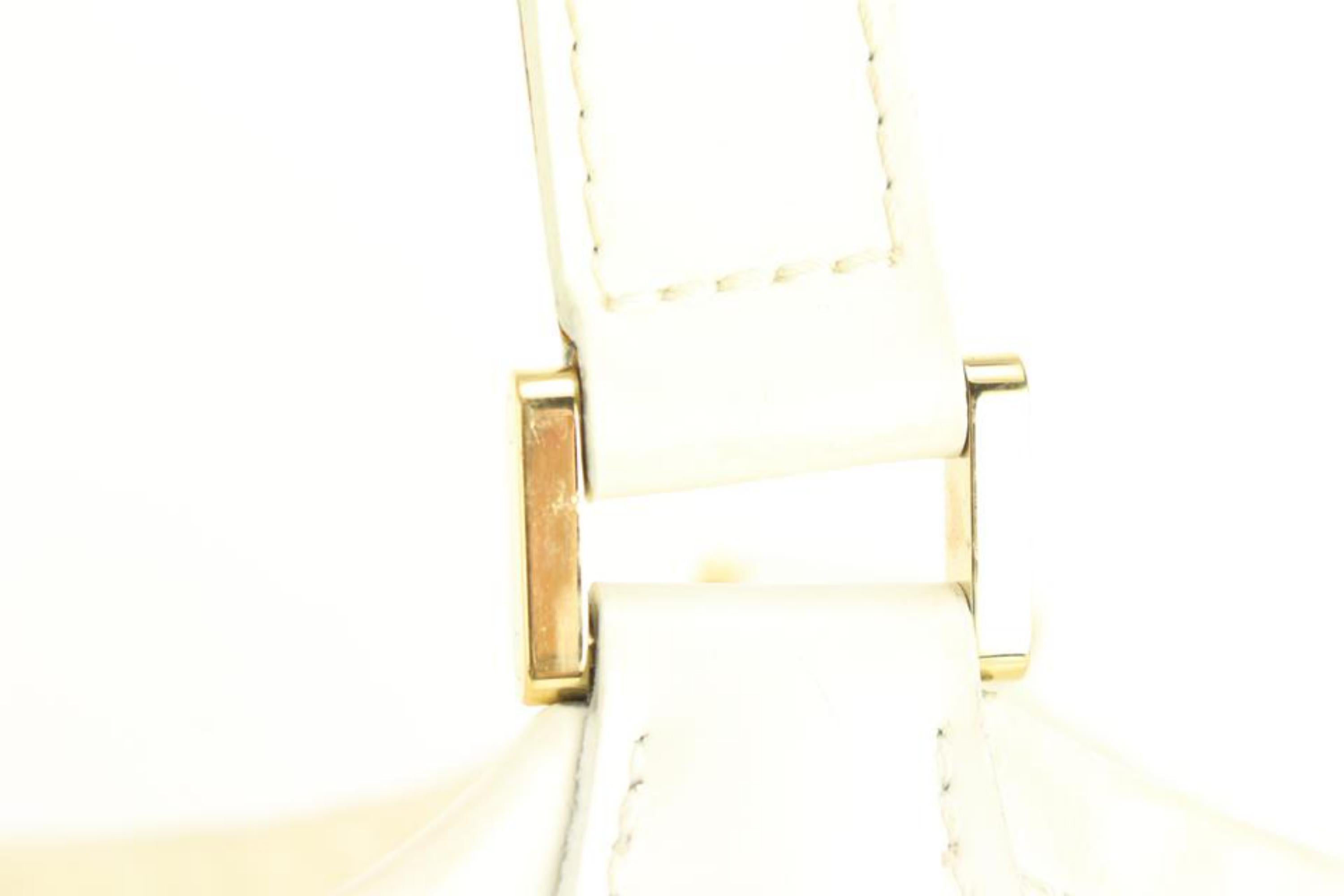 Louis Vuitton White Vinyl Epi Plage Leather Lagoon Bay 18lz510s 1