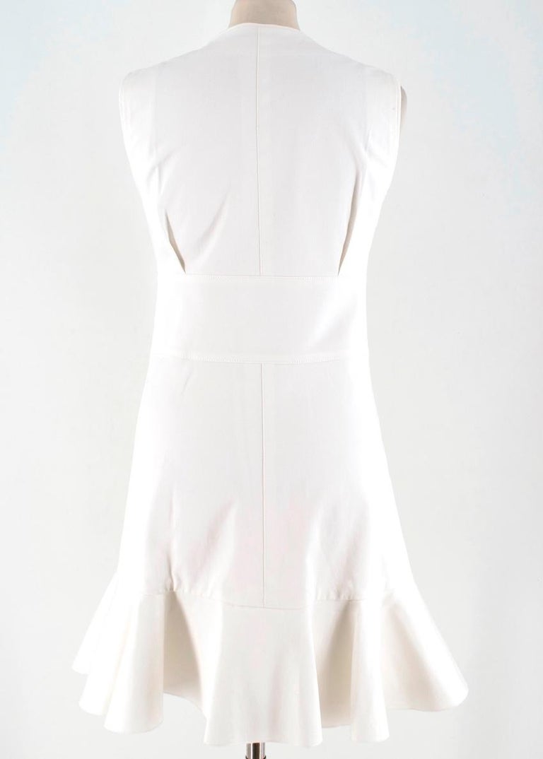 Louis Vuitton LV x YK Faces Zip-Up Dress White. Size 36