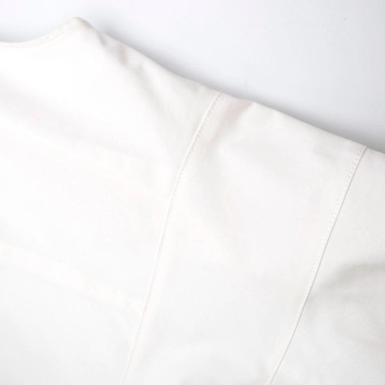 Louis Vuitton® Nautical Knots Long Shirt Dress White. Size 36 in