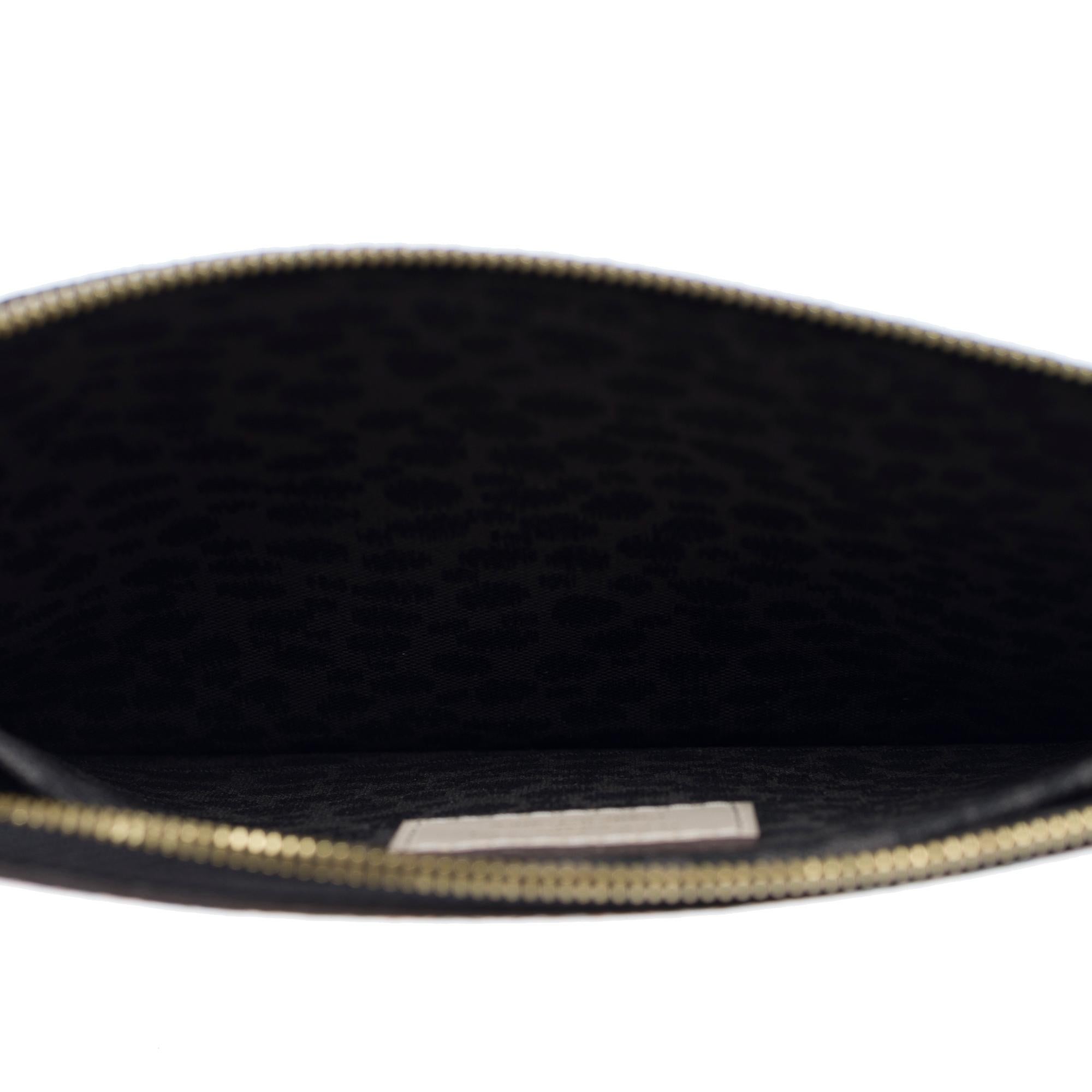 Louis Vuitton pochette Wild At Heart en toile léopard enduite en vente 3