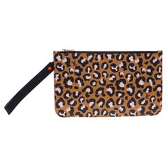 Pochette Louis Vuitton Wild At Heart in tela Leopard rivestita, GHW